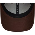 new-era-curved-brim-9forty-m-crown-wordmark-denver-colorado-brown-adjustable-cap