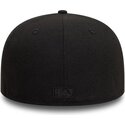 new-era-flat-brim-black-logo-59fifty-league-essential-los-angeles-dodgers-mlb-black-fitted-cap