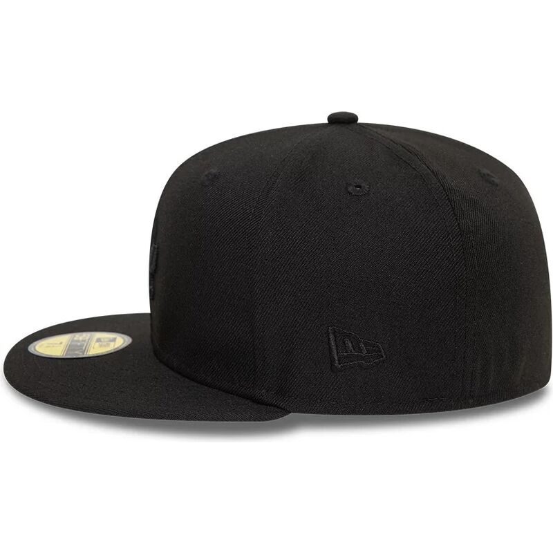 new-era-flat-brim-black-logo-59fifty-league-essential-los-angeles-dodgers-mlb-black-fitted-cap