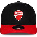 new-era-curved-brim-9seventy-stretch-snap-contrast-visor-ducati-motor-motogp-black-and-red-snapback-cap
