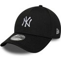 new-era-curved-brim-39thirty-stretch-mesh-new-york-yankees-mlb-black-fitted-cap