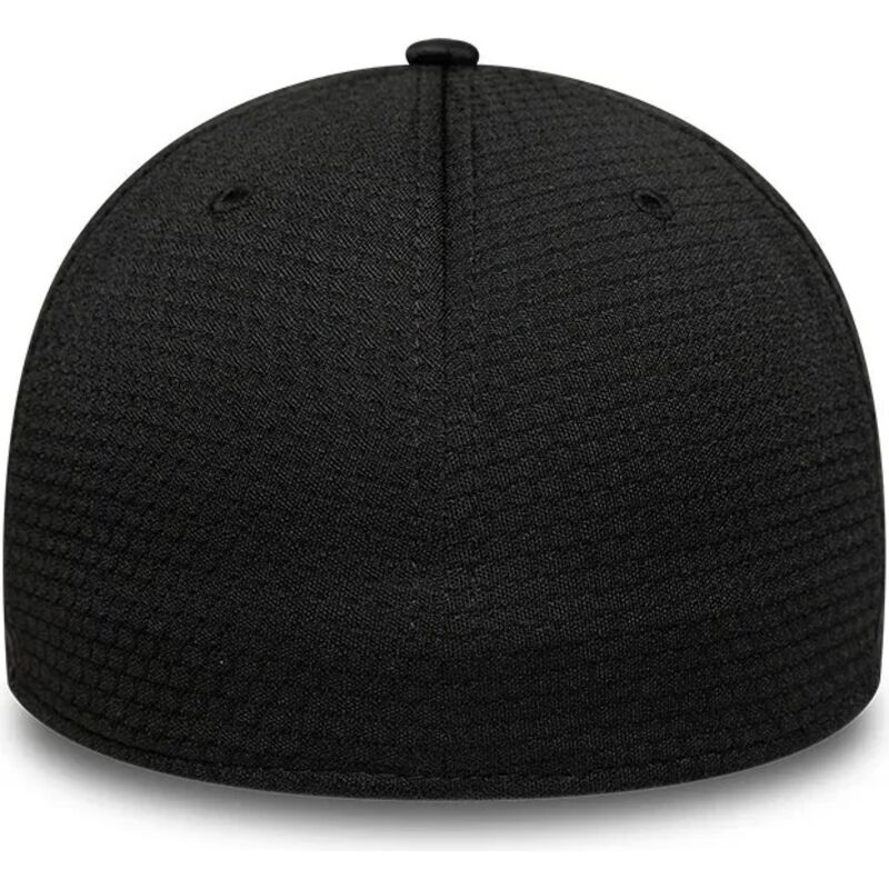 new-era-curved-brim-39thirty-stretch-mesh-new-york-yankees-mlb-black-fitted-cap new-era-curved-brim-39thirty-stretch-mesh-new-york-yankees-mlb-black-fitted-cap