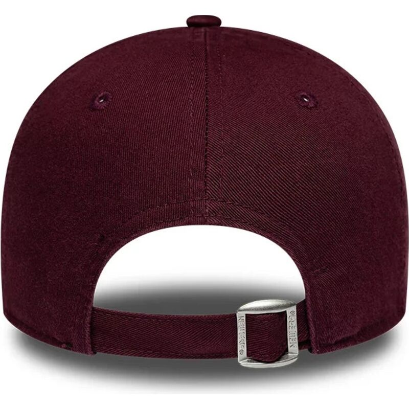new-era-curved-brim-women-9twenty-slogan-sorry-i-m-late-maroon-adjustable-cap