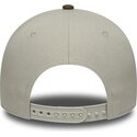 new-era-curved-brim-green-logo-e-frame-suede-visor-los-angeles-dodgers-mlb-green-and-beige-snapback-cap