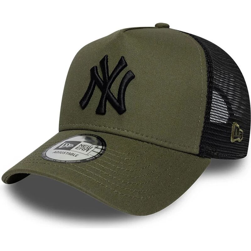 new-era-black-logo-a-frame-league-essential-new-york-yankees-mlb-green-and-black-trucker-hat