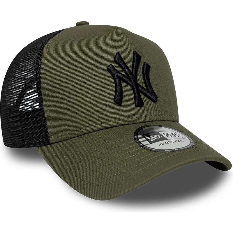 new-era-black-logo-a-frame-league-essential-new-york-yankees-mlb-green-and-black-trucker-hat