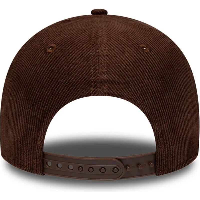 new-era-curved-brim-9forty-entry-cord-los-angeles-dodgers-mlb-brown-snapback-cap