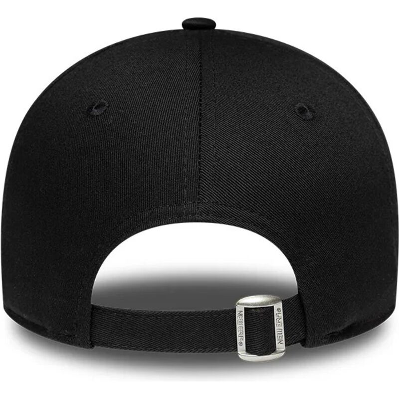 new-era-curved-brim-women-9forty-infill-new-york-yankees-mlb-black-adjustable-cap-with-beige-logo