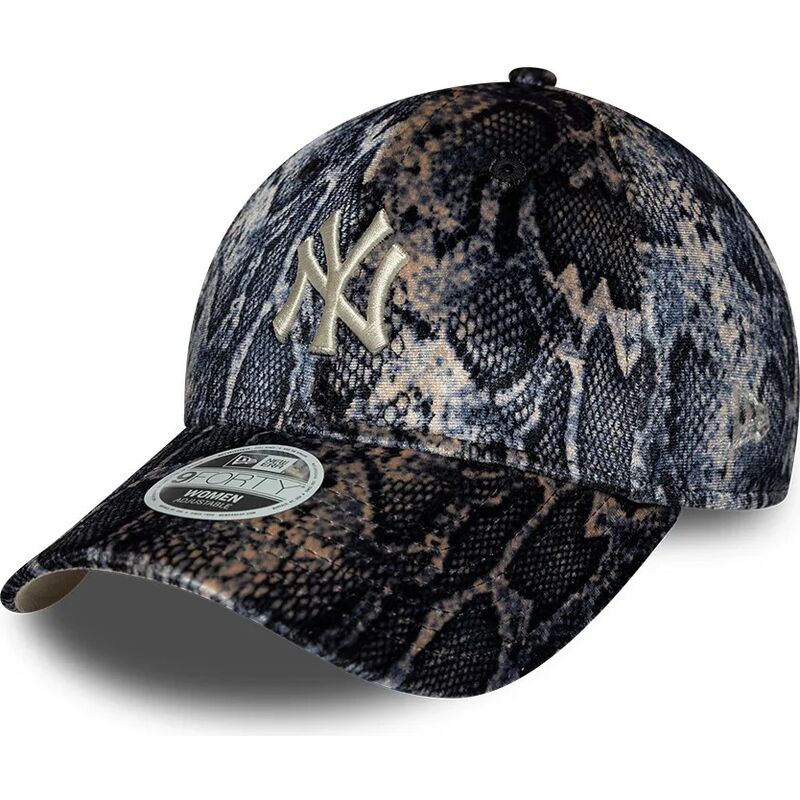 new-era-curved-brim-women-9forty-snake-print-new-york-yankees-mlb-multicolor-adjustable-cap new-era-curved-brim-women-9forty-snake-print-new-york-yankees-mlb-multicolor-adjustable-cap