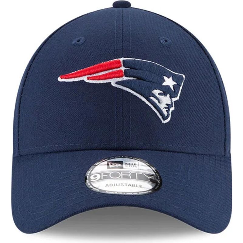 new-era-curved-brim-9forty-the-league-new-england-patriots-nfl-navy-blue-adjustable-cap