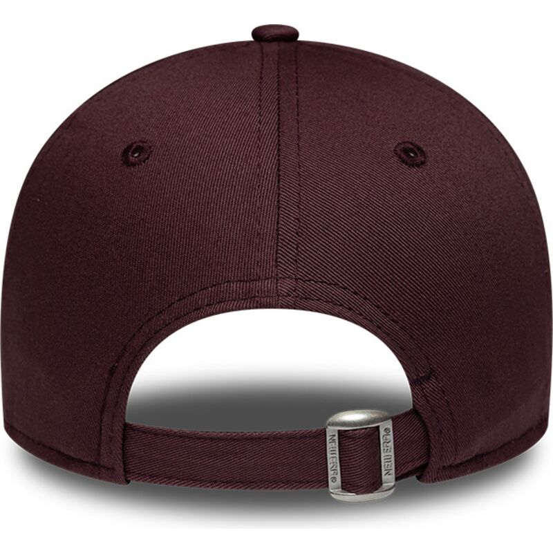 new-era-curved-brim-women-maroon-logo-9forty-league-essential-new-york-yankees-mlb-maroon-adjustable-cap new-era-curved-brim-women-maroon-logo-9forty-league-essential-new-york-yankees-mlb-maroon-adjustable-cap