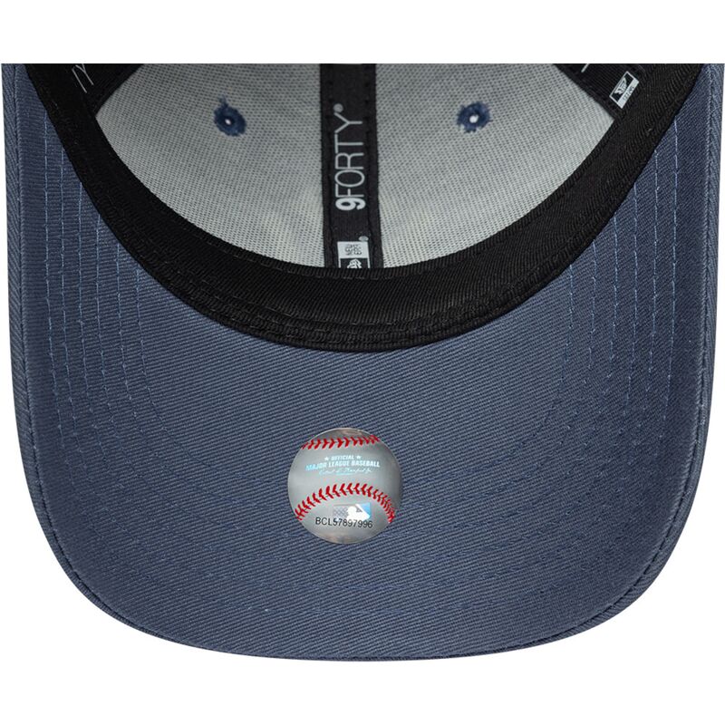 new-era-curved-brim-youth-9forty-league-essential-new-york-yankees-mlb-grey-blue-adjustable-cap
