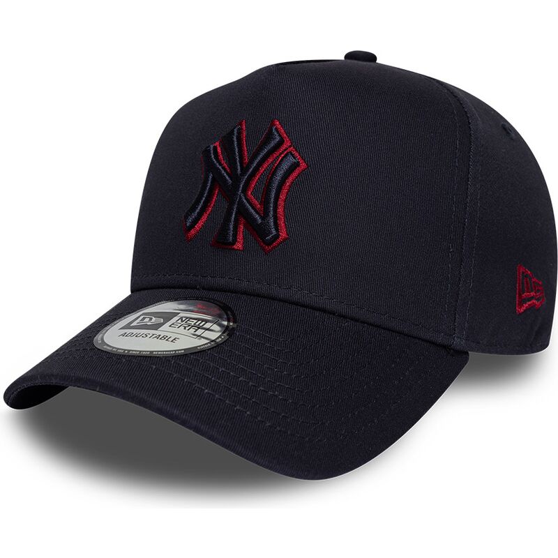 new-era-curved-brim-red-logo-e-frame-team-outline-new-york-yankees-mlb-navy-blue-snapback-cap new-era-curved-brim-red-logo-e-frame-team-outline-new-york-yankees-mlb-navy-blue-snapback-cap