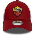 new-era-9forty-league-associazione-sportiva-roma-serie-a-red-and-white-adjustable-trucker-hat