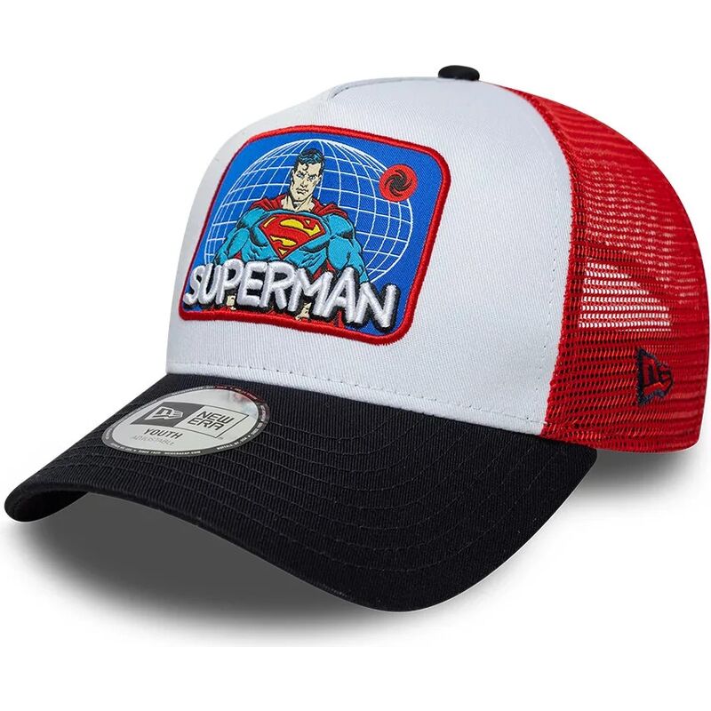 new-era-youth-superman-a-frame-patch-dc-comics-multicolor-trucker-hat new-era-youth-superman-a-frame-patch-dc-comics-multicolor-trucker-hat