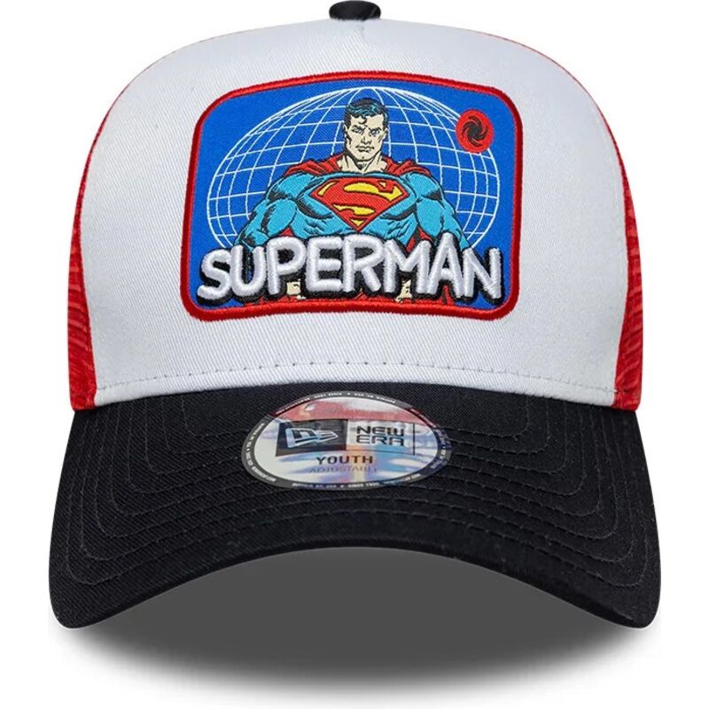new-era-youth-superman-a-frame-patch-dc-comics-multicolor-trucker-hat new-era-youth-superman-a-frame-patch-dc-comics-multicolor-trucker-hat