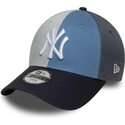 new-era-curved-brim-youth-9forty-colourblock-new-york-yankees-mlb-multicolor-adjustable-cap