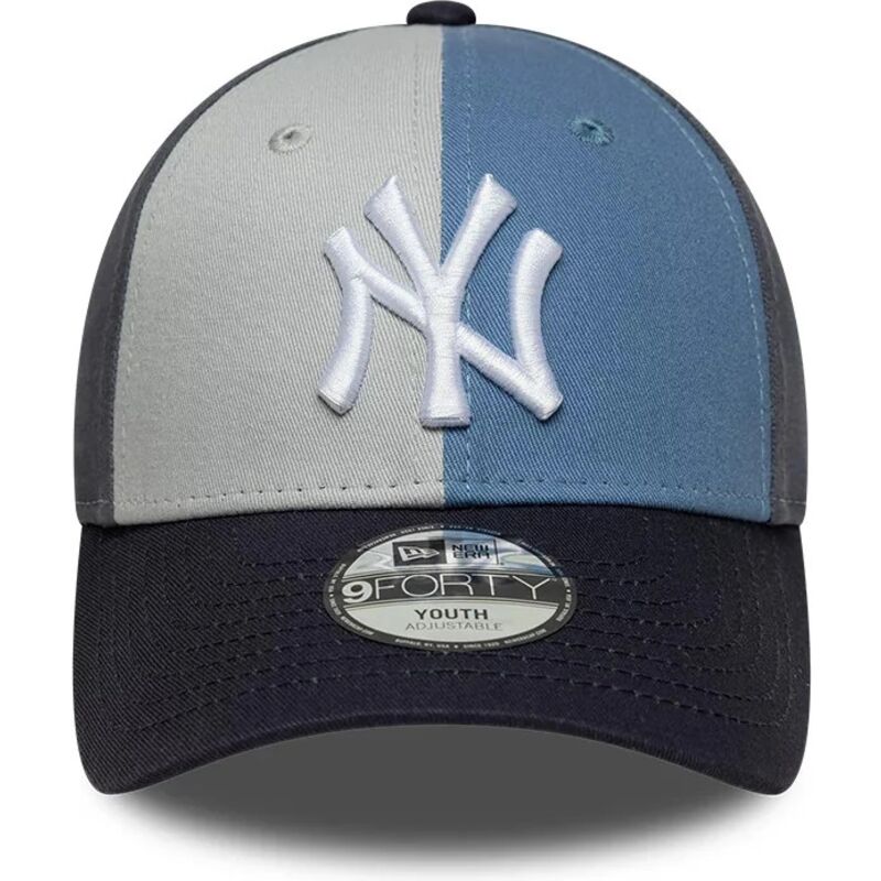 new-era-curved-brim-youth-9forty-colourblock-new-york-yankees-mlb-multicolor-adjustable-cap