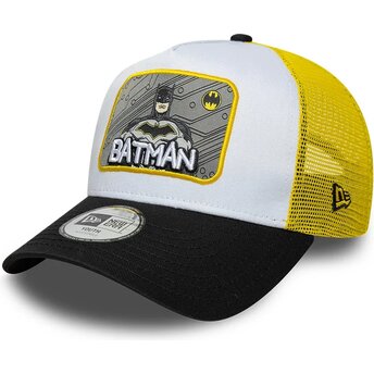 New Era Youth A Frame Patch DC Comics Batman Multicolor Trucker Hat