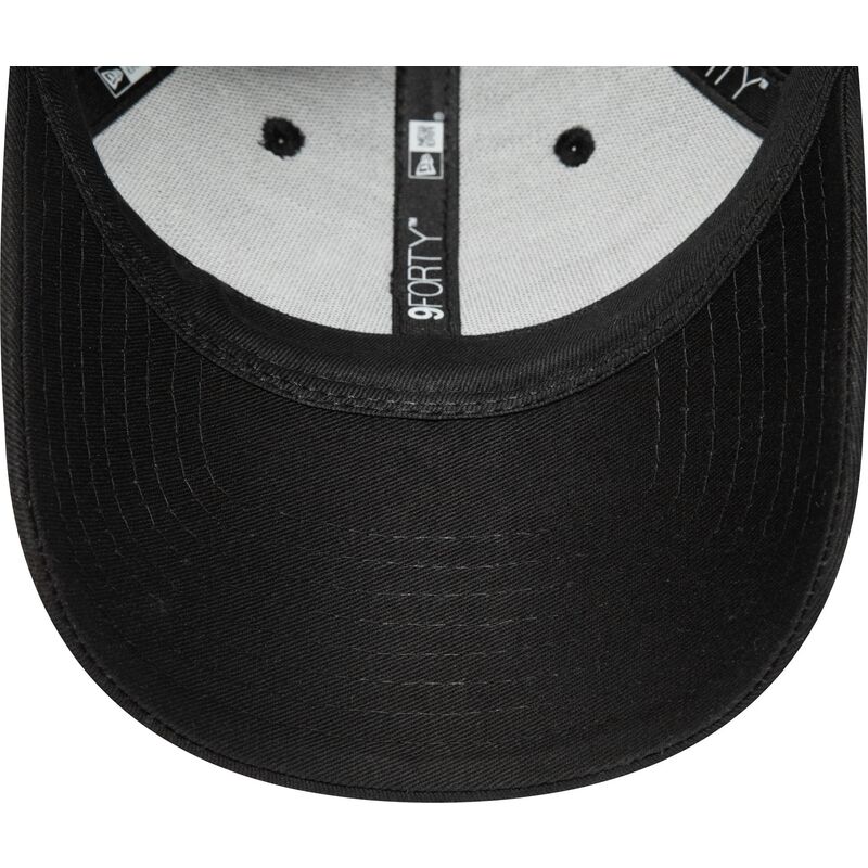 new-era-curved-brim-black-logo-9forty-league-essential-new-york-yankees-mlb-black-adjustable-cap new-era-curved-brim-black-logo-9forty-league-essential-new-york-yankees-mlb-black-adjustable-cap
