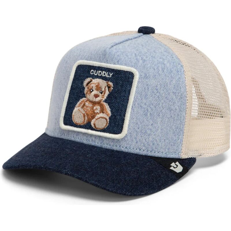 goorin-bros-youth-teddy-bear-denim-cuddly-original-recipe-denim-the-farm-navy-blue-trucker-hat goorin-bros-youth-teddy-bear-denim-cuddly-original-recipe-denim-the-farm-navy-blue-trucker-hat