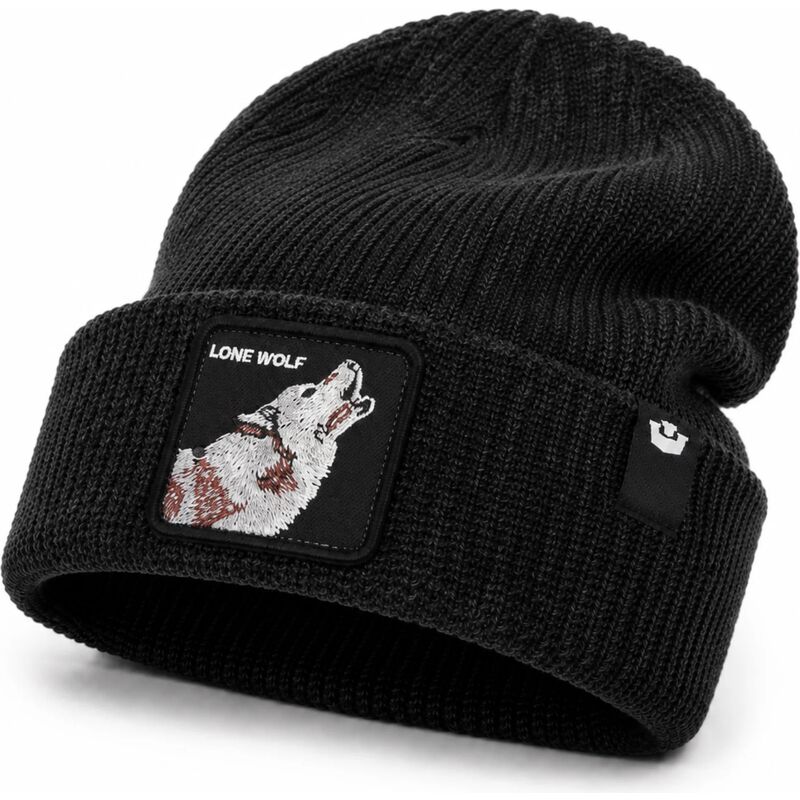 goorin-bros-youth-the-lone-wolf-original-recipe-the-farm-black-beanie goorin-bros-youth-the-lone-wolf-original-recipe-the-farm-black-beanie