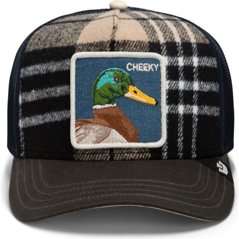 goorin-bros-duck-brit-cheeky-check-mate-the-farm-multicolor-trucker-hat goorin-bros-duck-brit-cheeky-check-mate-the-farm-multicolor-trucker-hat