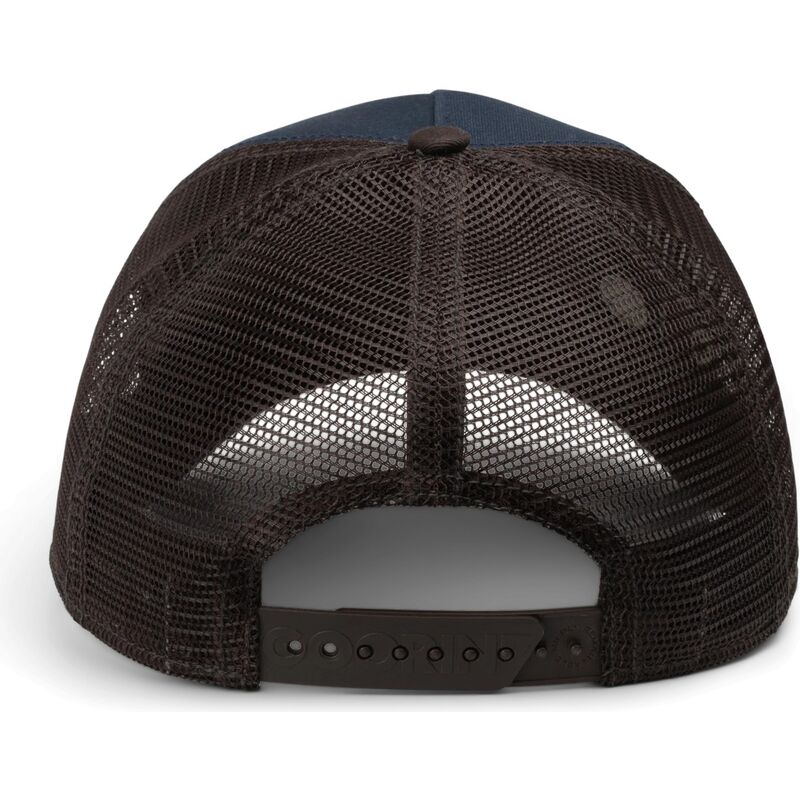 goorin-bros-over-the-line-squirrel-out-of-bounds-nuts-the-farm-brown-and-navy-blue-trucker-hat goorin-bros-over-the-line-squirrel-out-of-bounds-nuts-the-farm-brown-and-navy-blue-trucker-hat