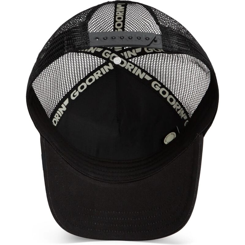 goorin-bros-deadly-scorpion-pop-art-strikes-back-the-farm-black-trucker-hat goorin-bros-deadly-scorpion-pop-art-strikes-back-the-farm-black-trucker-hat
