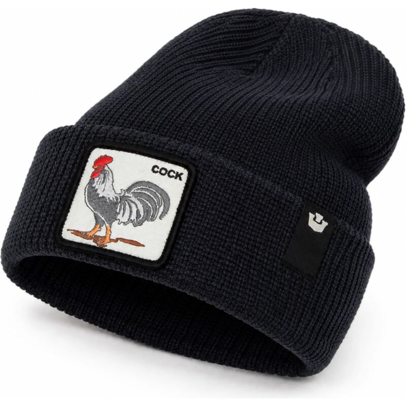 goorin-bros-the-cock-rooster-original-recipe-the-farm-navy-blue-beanie goorin-bros-the-cock-rooster-original-recipe-the-farm-navy-blue-beanie