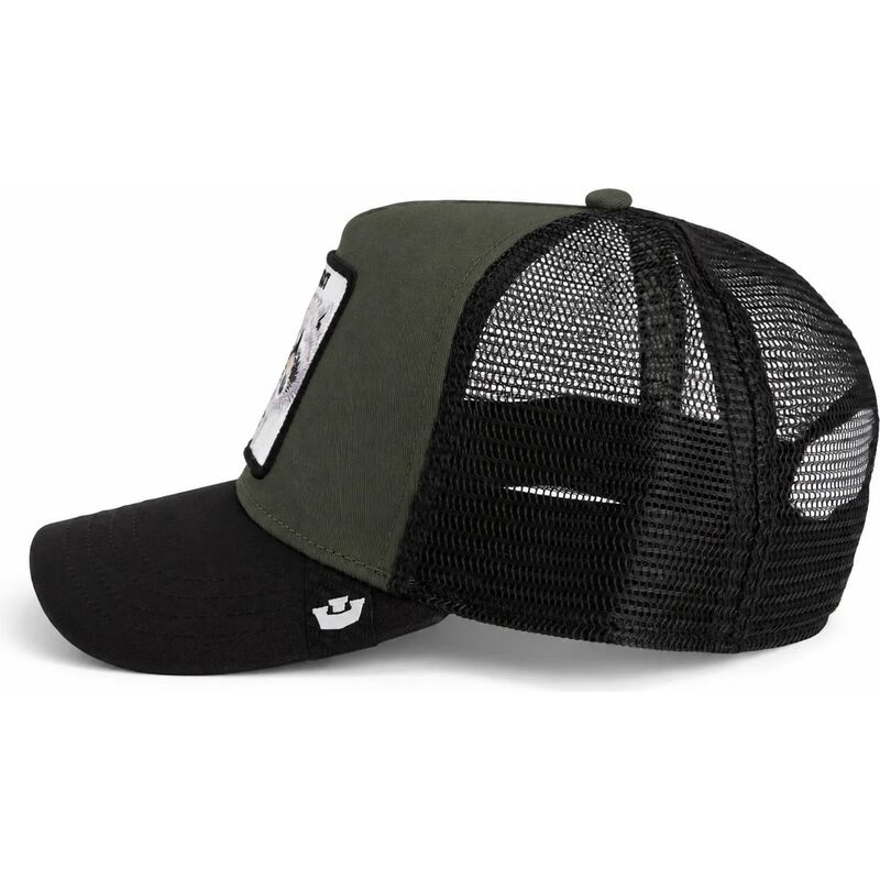 goorin-bros-raccoon-bandit-original-recipe-the-farm-green-and-black-trucker-hat goorin-bros-raccoon-bandit-original-recipe-the-farm-green-and-black-trucker-hat