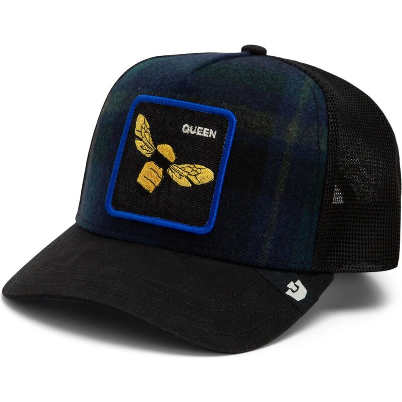 goorin-bros-bee-brit-queen-check-mate-the-farm-multicolor-trucker-hat goorin-bros-bee-brit-queen-check-mate-the-farm-multicolor-trucker-hat