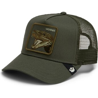 Goorin Bros. Snake Circle of Life Vicious Tone Shift The Farm Green Trucker Hat
