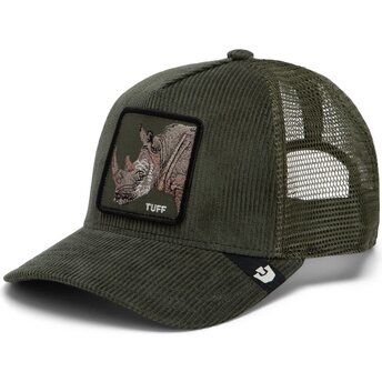 Goorin Bros. Rhinoceros Corduroy Tuff Ridgeline The Farm Green Trucker Hat