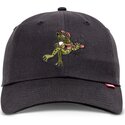 djinns-curved-brim-do-nothing-club-weird-vibes-frog-black-adjustable-cap