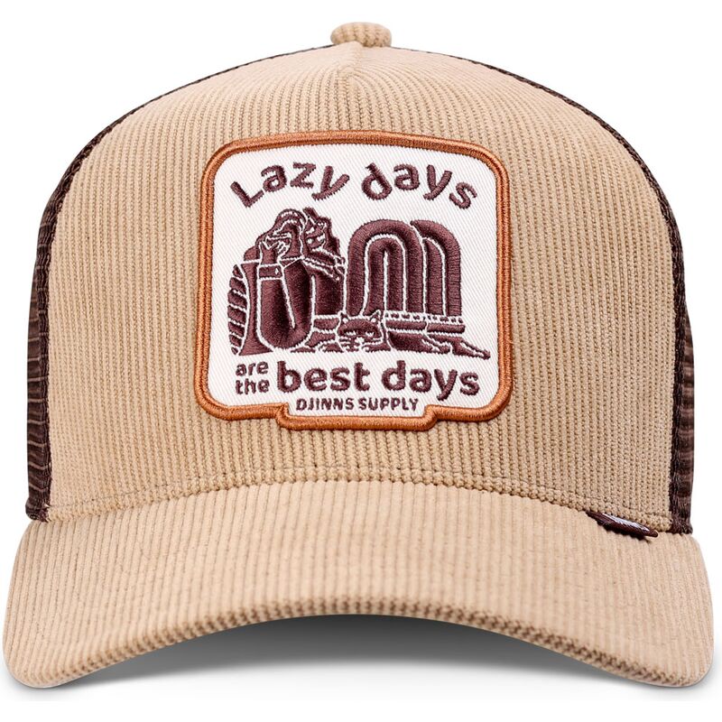 djinns-hft-lazy-days-khaki-and-brown-trucker-hat
