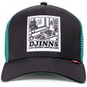 djinns-hft-lscc-lazy-sunday-coffee-club-record-black-and-green-trucker-hat