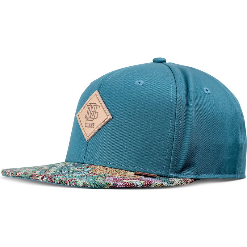 djinns-flat-brim-color-explo-blue-and-multicolor-snapback-cap