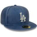 new-era-flat-brim-59fifty-washed-los-angeles-dodgers-mlb-blue-fitted-cap