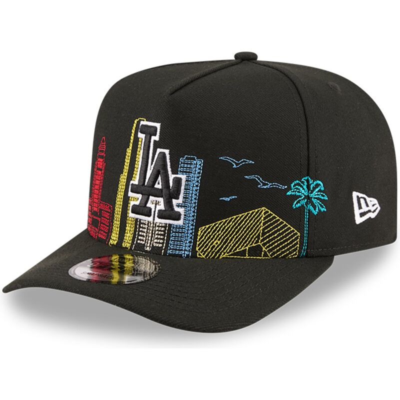 new-era-curved-brim-9fifty-a-frame-precurved-skyline-los-angeles-dodgers-mlb-black-snapback-cap new-era-curved-brim-9fifty-a-frame-precurved-skyline-los-angeles-dodgers-mlb-black-snapback-cap