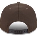 new-era-curved-brim-9fifty-a-frame-precurved-visor-pin-los-angeles-dodgers-mlb-brown-snapback-cap