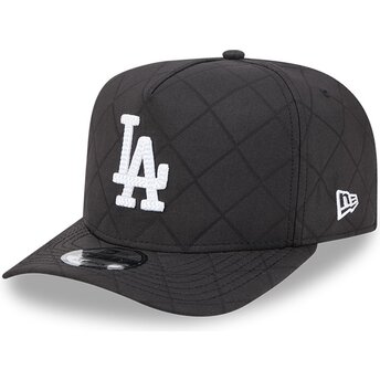 New Era Curved Brim 9FIFTY A Frame Precurved Checkered Los Angeles Dodgers MLB Black Snapback Cap