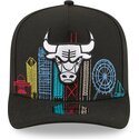 new-era-curved-brim-9fifty-a-frame-precurved-skyline-chicago-bulls-nba-black-snapback-cap