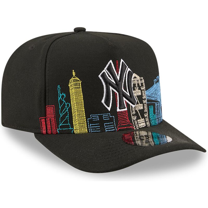 new-era-curved-brim-9fifty-a-frame-precurved-skyline-new-york-yankees-mlb-black-snapback-cap new-era-curved-brim-9fifty-a-frame-precurved-skyline-new-york-yankees-mlb-black-snapback-cap