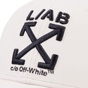 l-ab-c-o-off-white-curved-brim-clamp-arrows-pu-leather-beige-adjustable-cap