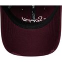 new-era-curved-brim-women-9twenty-slogan-sorry-i-m-late-maroon-adjustable-cap