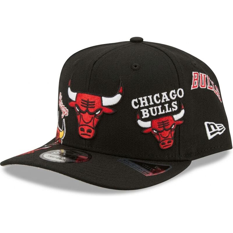 new-era-curved-brim-9fifty-a-frame-precurved-multi-patch-chicago-bulls-nba-black-snapback-cap new-era-curved-brim-9fifty-a-frame-precurved-multi-patch-chicago-bulls-nba-black-snapback-cap