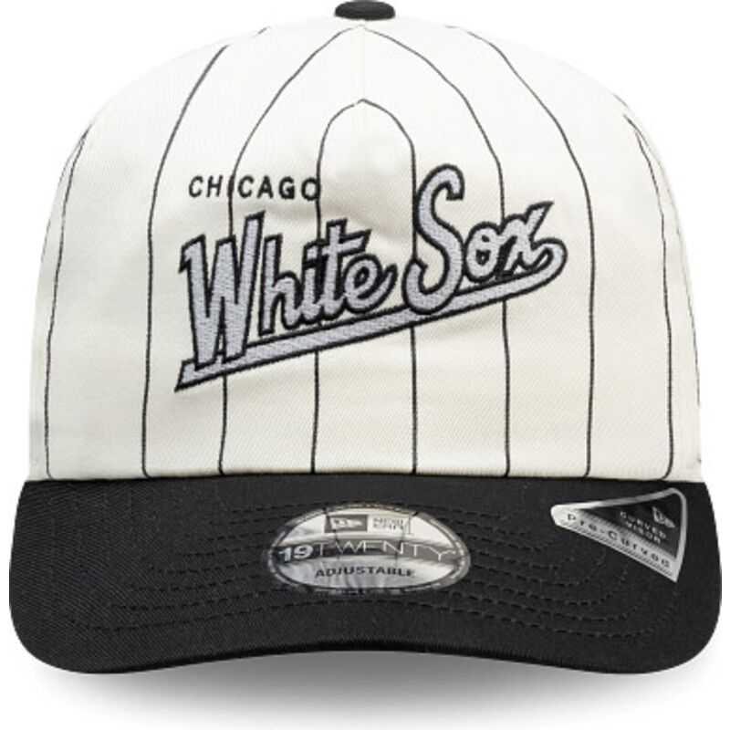 new-era-curved-brim-19twenty-pinstripe-chicago-white-sox-mlb-black-and-white-snapback-cap