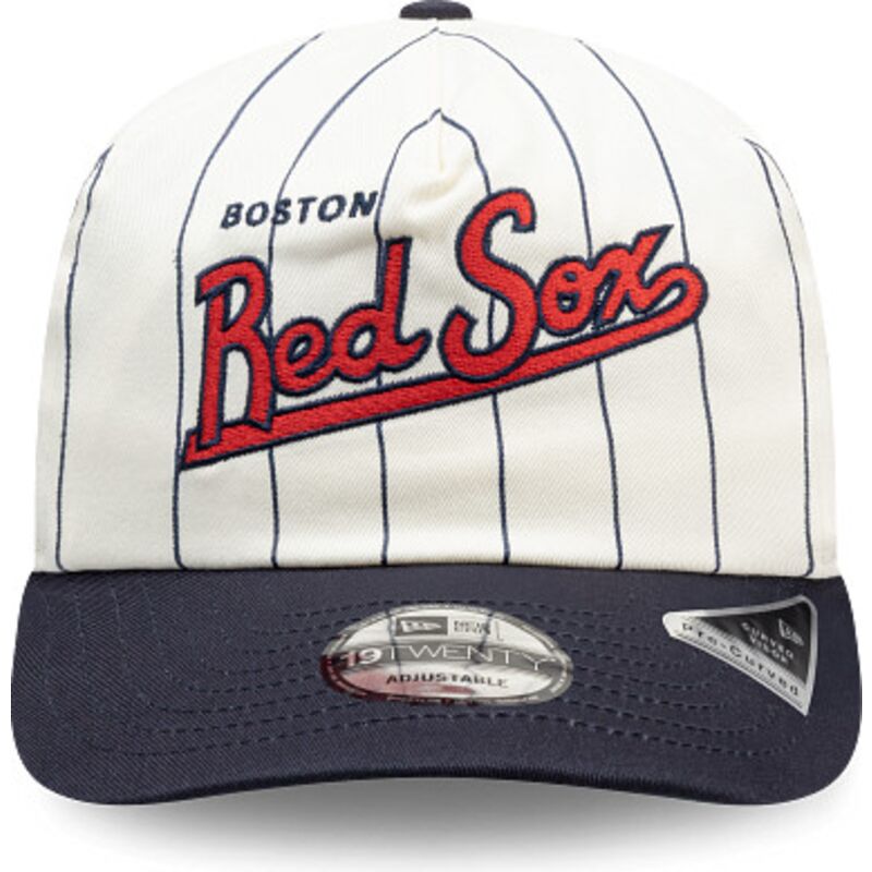new-era-curved-brim-19twenty-pinstripe-boston-red-sox-mlb-navy-blue-and-white-snapback-cap new-era-curved-brim-19twenty-pinstripe-boston-red-sox-mlb-navy-blue-and-white-snapback-cap