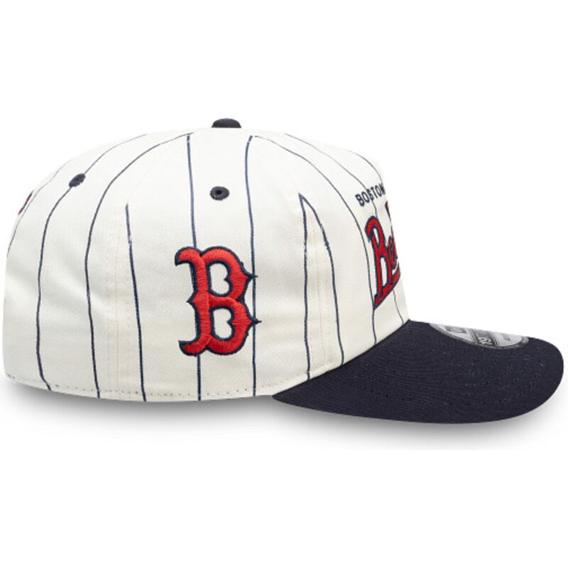 new-era-curved-brim-19twenty-pinstripe-boston-red-sox-mlb-navy-blue-and-white-snapback-cap new-era-curved-brim-19twenty-pinstripe-boston-red-sox-mlb-navy-blue-and-white-snapback-cap
